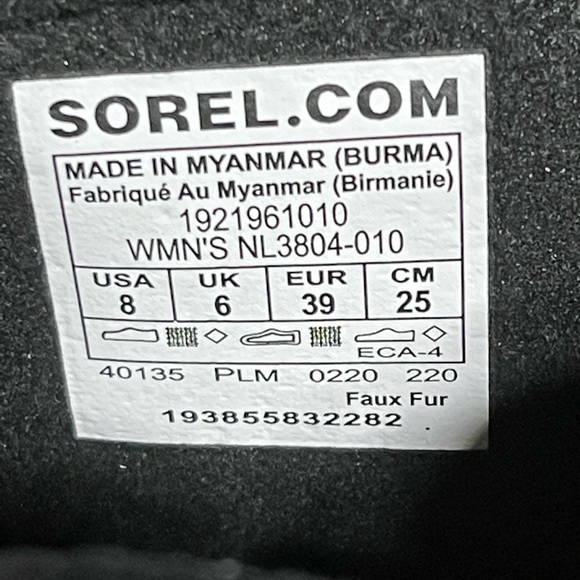 NWT Sorel Out N About Black Puffy Mid Weather Boots - Picture 6 of 7